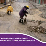 Alcaldía de El Alto reporta cinco zonas con “alto riesgo” de deslizarse por las lluvias