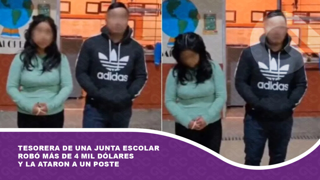 Tesorera de una junta escolar robó más de 4 mil dólares y la ataron a un poste