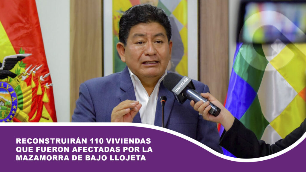 Reconstruirán 110 viviendas que fueron afectadas por la mazamorra de Bajo Llojeta