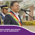 Presidente Arce afirma que apostó a la juventud y no se arrepiente