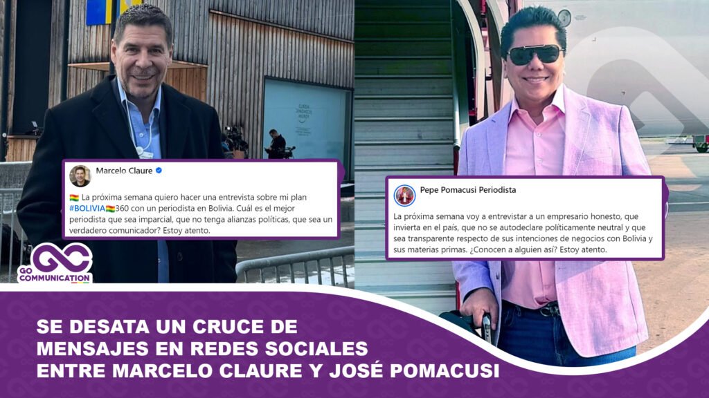 Cruce de mensajes entre Marcelo Claure y José Pomacusi