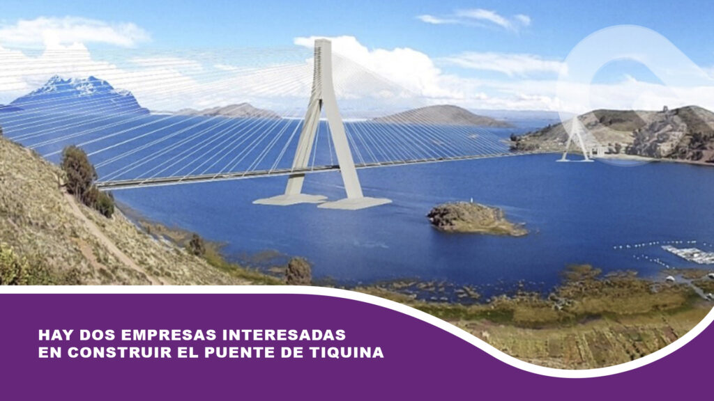 Hay dos empresas interesadas en construir el puente de Tiquina