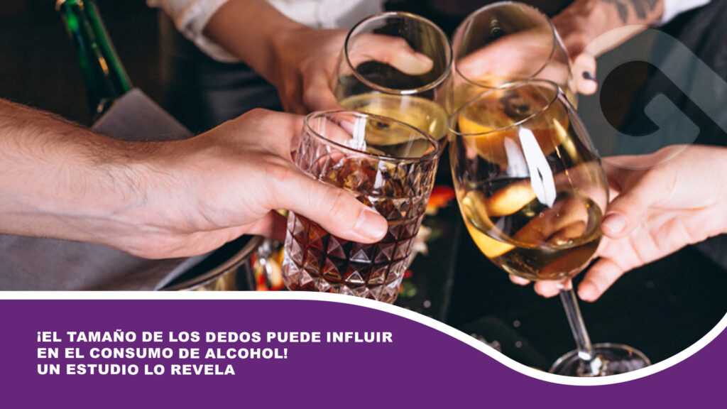 ¡El tamaño de los dedos puede influir en el consumo de alcohol! Un estudio lo revela