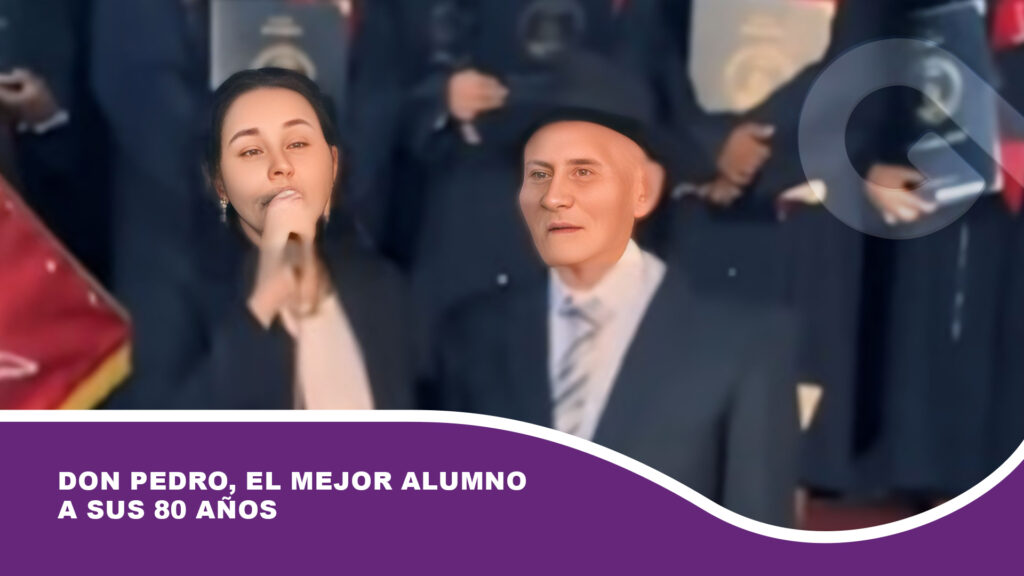 Don Pedro, el mejor alumno a sus 80 años