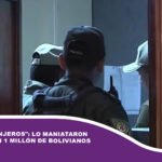 «Eran extranjeros»: Lo maniataron y le robaron 1 millón de bolivianos