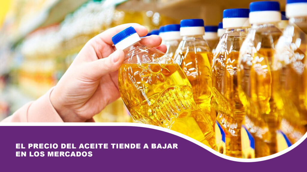 El precio del aceite tiende a bajar en los mercados