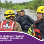 Rescatan a 15 personas y buscan a un desaparecido tras crecida de río en Villa Tunari