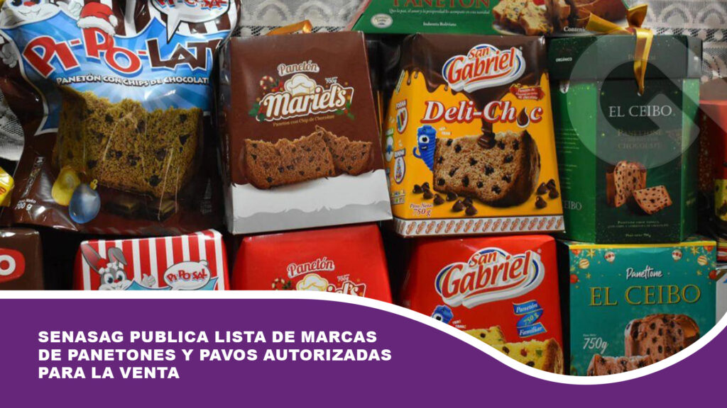 Senasag publica lista de marcas de panetones y pavos autorizadas para la venta