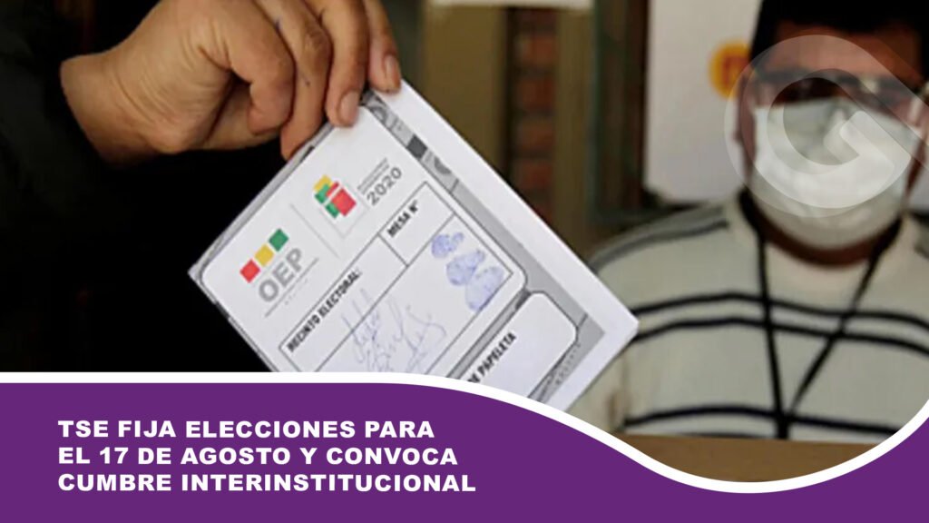 TSE fija elecciones para el 17 de agosto y convoca cumbre interinstitucional para garantizar el proceso