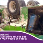 Trágico accidente: Son 19 los fallecidos del bus que partió de La Paz y volcó en Potosí