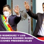 Andrónico Rodríguez y Luis Arce confirmarán binomio rumbo a las elecciones presidenciales