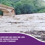 Hallan el cadáver de uno de los tres mineros arrastrados por el río en los Yungas