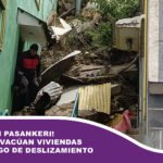 ¡Alerta en Pasankeri! Familias evacúan viviendas ante riesgo de deslizamiento