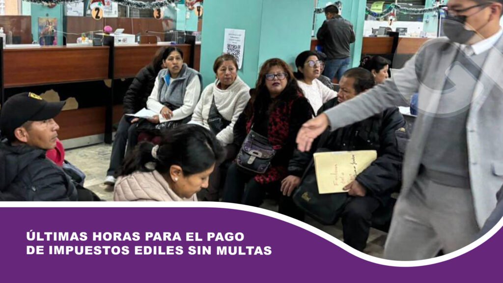 Últimas horas para el pago de impuestos ediles sin multas