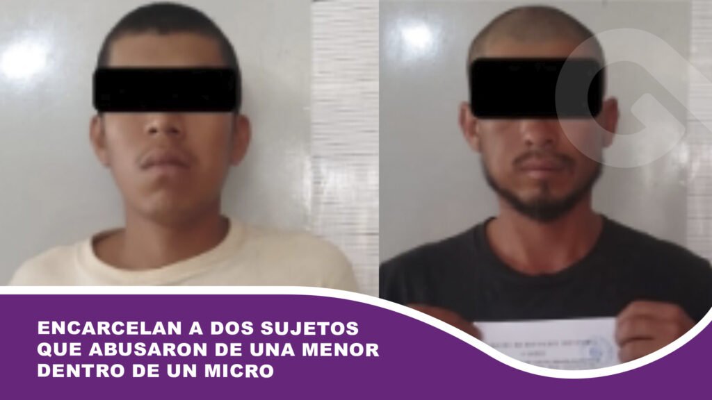 Encarcelan a dos sujetos que abusaron de una menor dentro de un micro