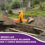 En cuatro meses las lluvias e inundaciones dejaron 30 fallecidos y cinco desaparecidos