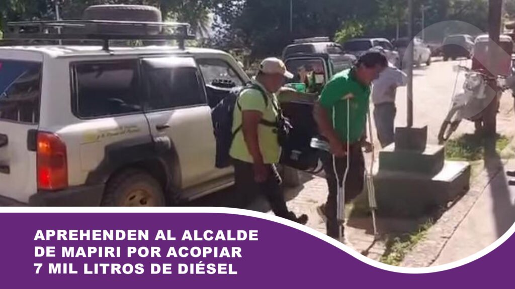 Aprehenden al alcalde de Mapiri por acopiar 7 mil litros de diésel