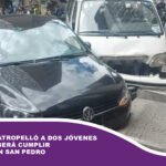 Chofer que atropelló a dos jóvenes en La Paz deberá cumplir seis meses en San Pedro
