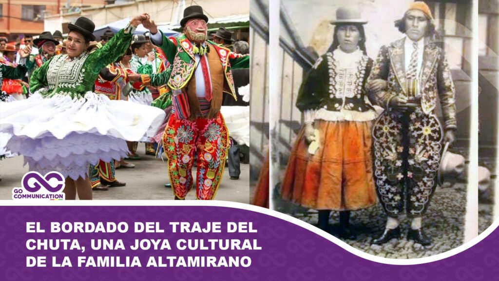 El bordado del traje del Chuta, una joya cultural de la familia Altamirano con más de un siglo de historia