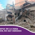Casa colapsa en la zona Gran Poder; no hay heridos