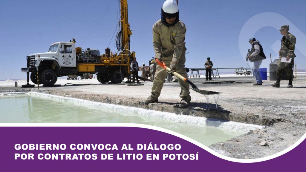 Gobierno convoca al diálogo por contratos de litio en Potosí