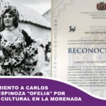 Reconocimiento a Carlos Gilberto Espinoza «Ofelia» por su Aporte Cultural en la Morenada