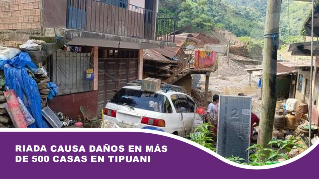 Riada causa daños en más de 500 casas en Tipuani