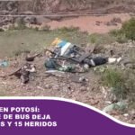 Tragedia en Potosí: Accidente de bus deja 31 muertos y 15 heridos