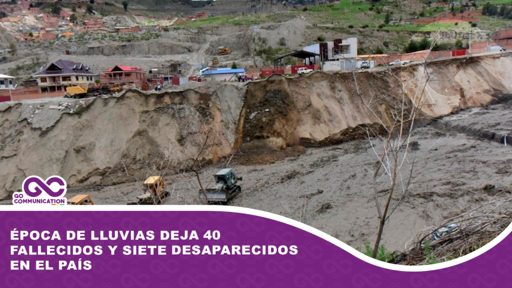 Época de lluvias deja 40 fallecidos y siete desaparecidos en el país