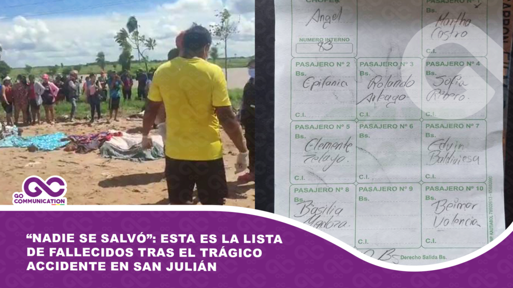 “Nadie se salvó”: Esta es la lista de fallecidos tras el trágico accidente en San Julián