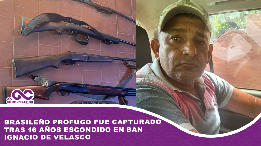 Brasileño prófugo por triple asesinato fue capturado tras 16 años escondido en San Ignacio de Velasco