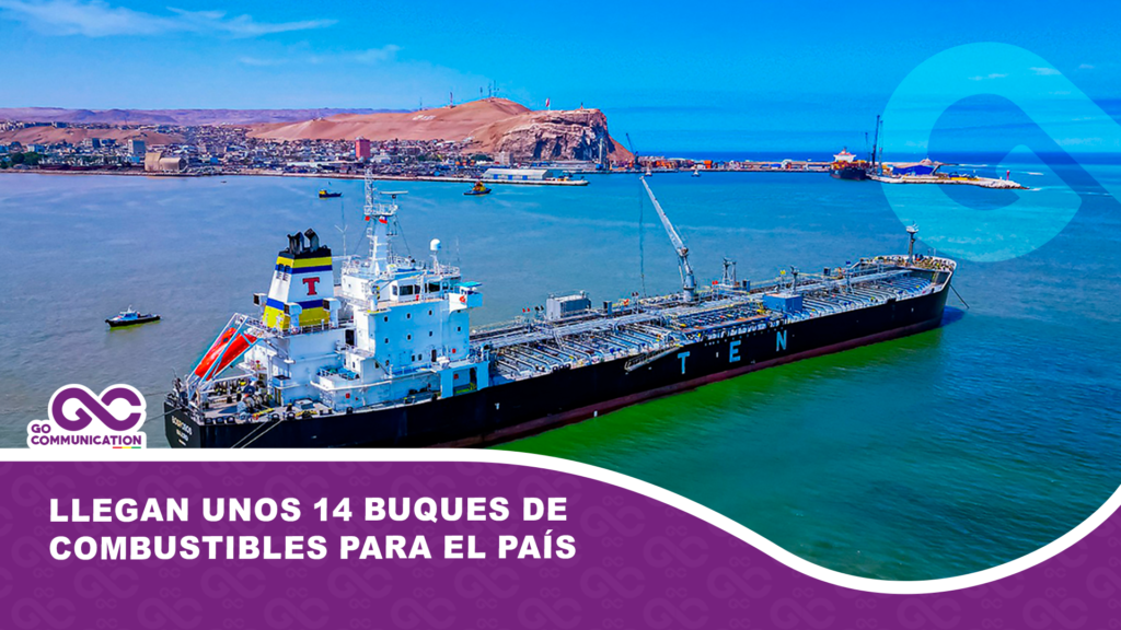 Llegan unos 14 buques de combustibles para el país