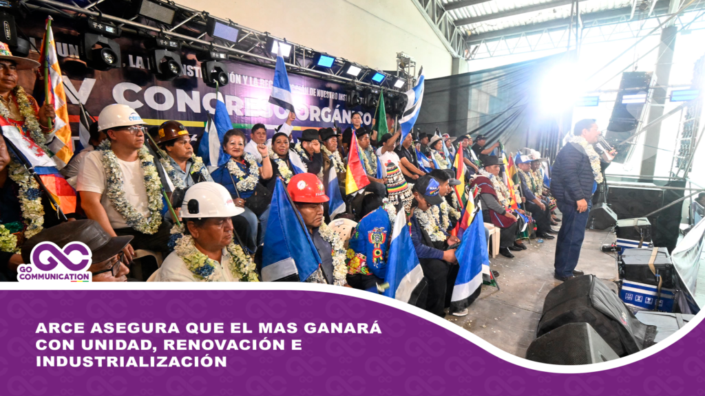 Arce asegura que el MAS ganará con unidad, renovación e industrialización