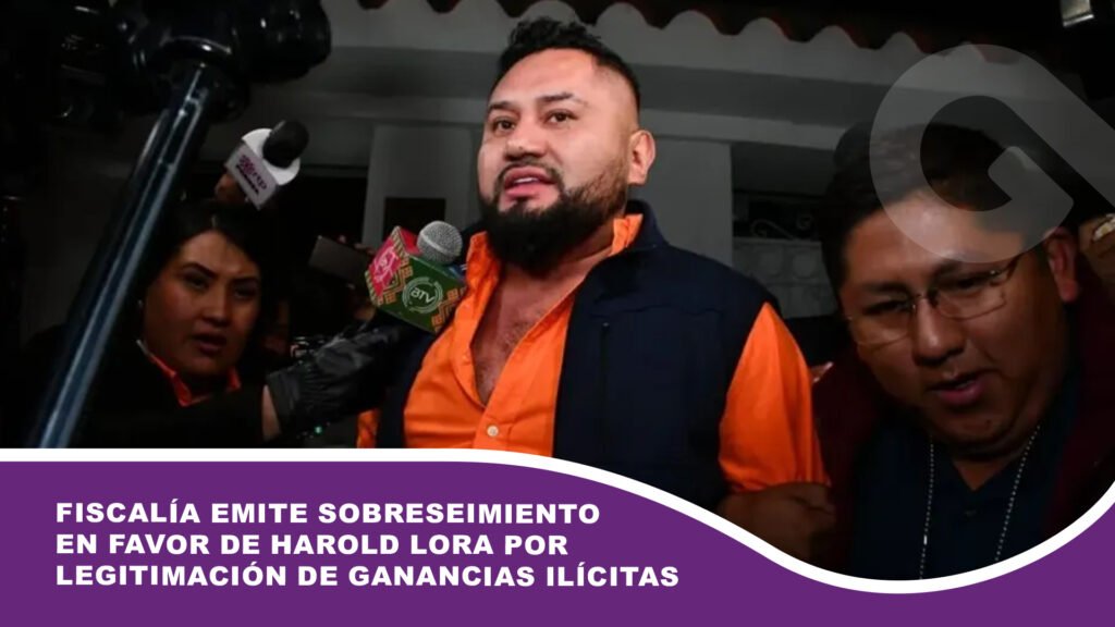 Fiscalía emite sobreseimiento en favor de Harold Lora por legitimación de ganancias ilícitas