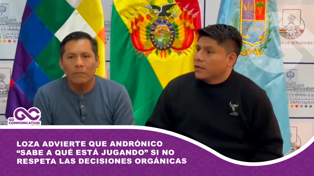 Loza advierte que Andrónico “sabe a qué está jugando” si no respeta las decisiones orgánicas