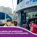 Entregan a Emapa 400 quintales de azúcar incautada al contrabando
