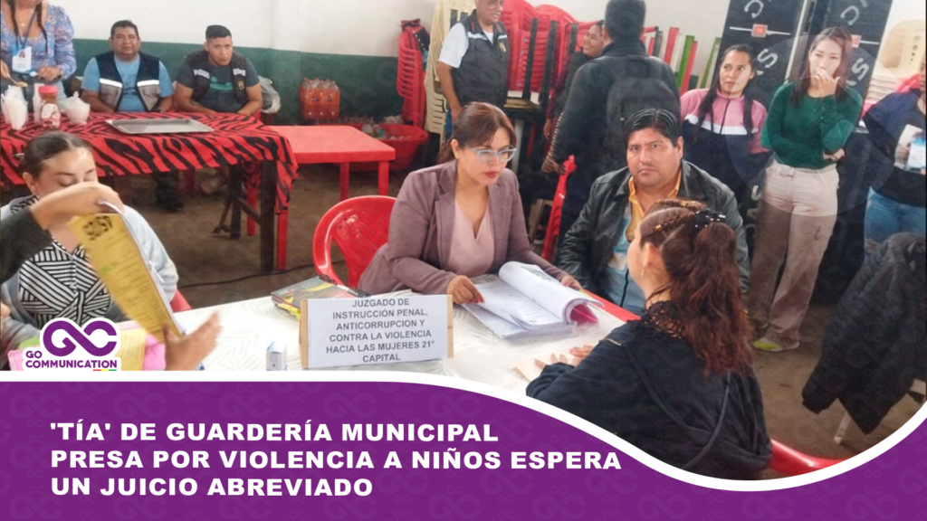 ‘Tía’ de guardería municipal presa por violencia a niños espera un juicio abreviado