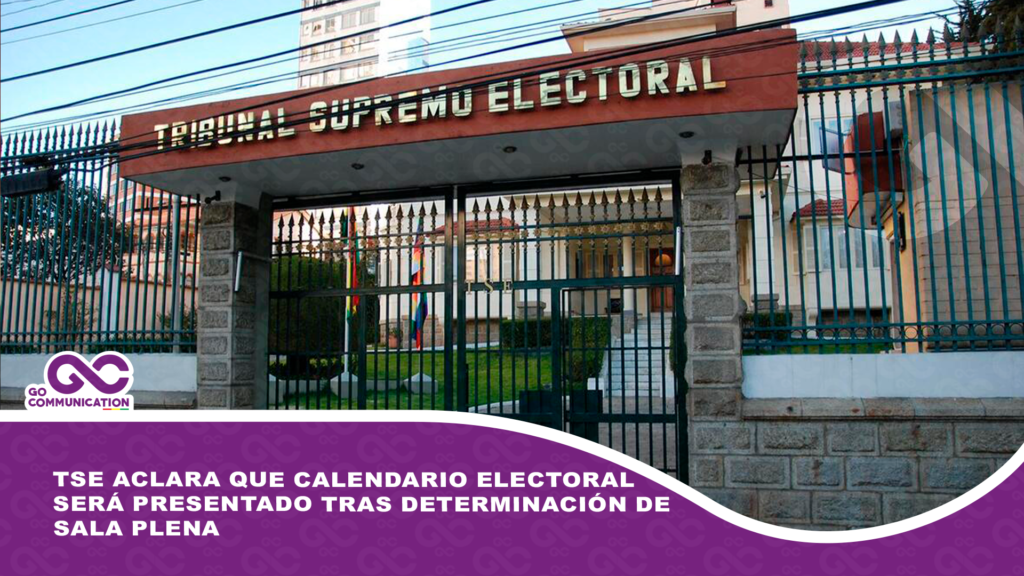 TSE aclara que calendario electoral será presentado tras determinación de Sala Plena