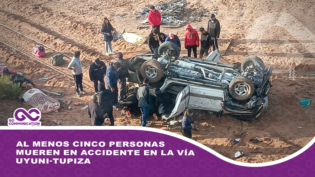 Al menos cinco personas mueren en accidente en la vía Uyuni-Tupiza