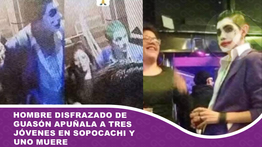 Hombre disfrazado de Guasón apuñala a tres jóvenes en Sopocachi y uno muere