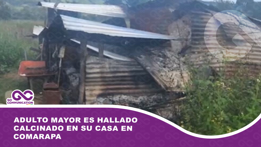 Adulto mayor es hallado calcinado en su casa en Comarapa