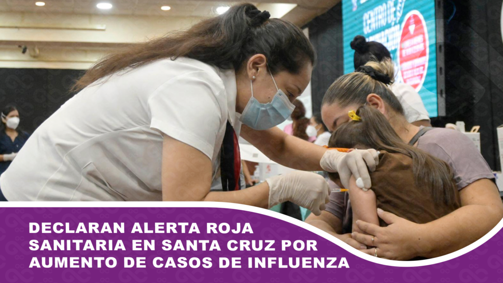 Declaran alerta roja sanitaria en Santa Cruz por aumento de casos de influenza