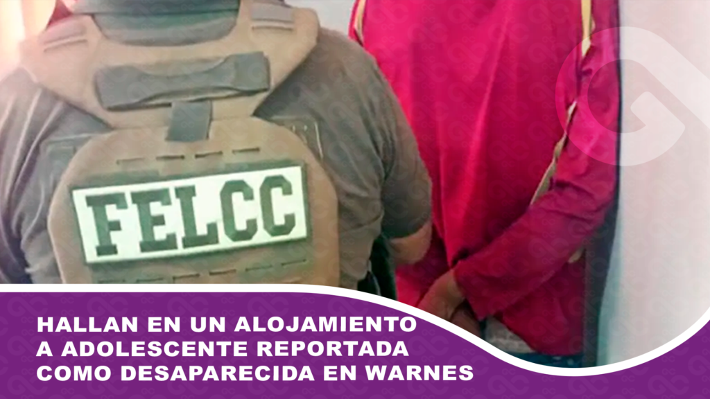 Hallan en un alojamiento a adolescente reportada como desaparecida en Warnes