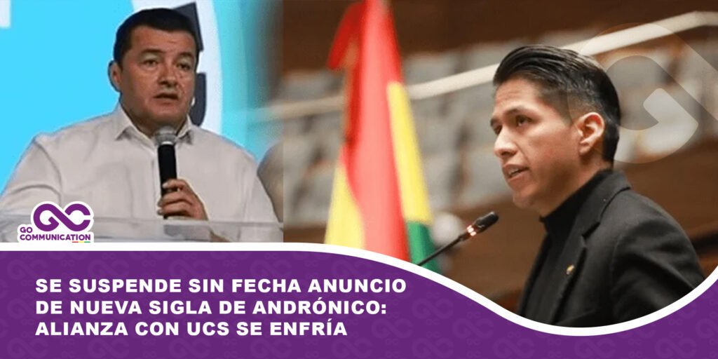 Se suspende sin fecha anuncio de nueva sigla de Andrónico: alianza con UCS se enfría