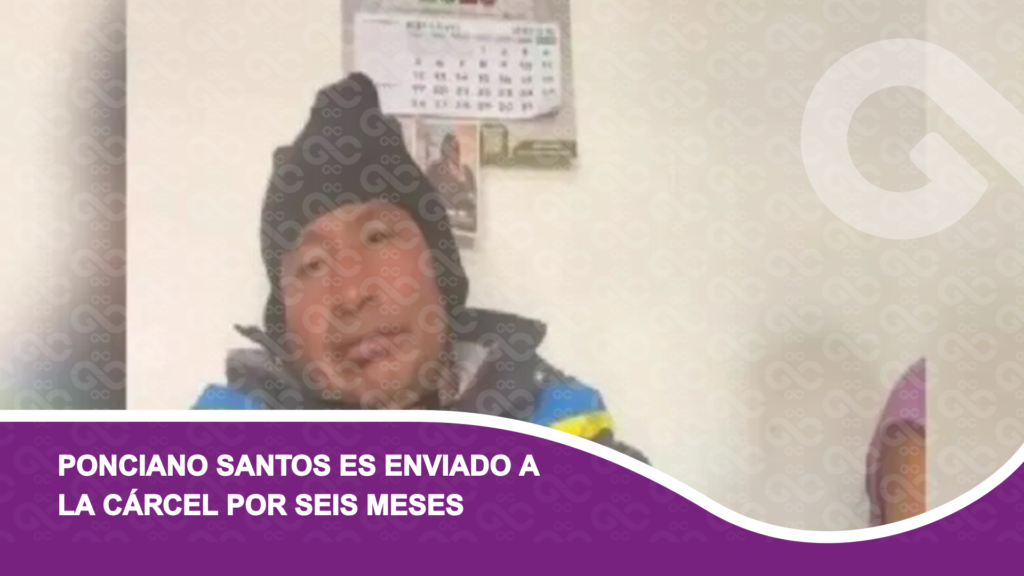 Ponciano Santos es enviado a la cárcel por seis meses mientras avanza investigación por terrorismo