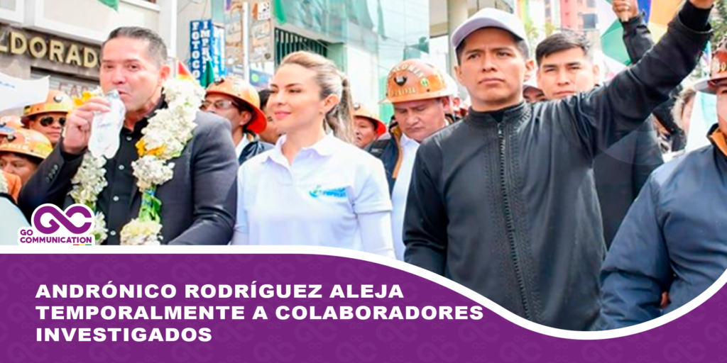 Andrónico Rodríguez aleja temporalmente a colaboradores investigados