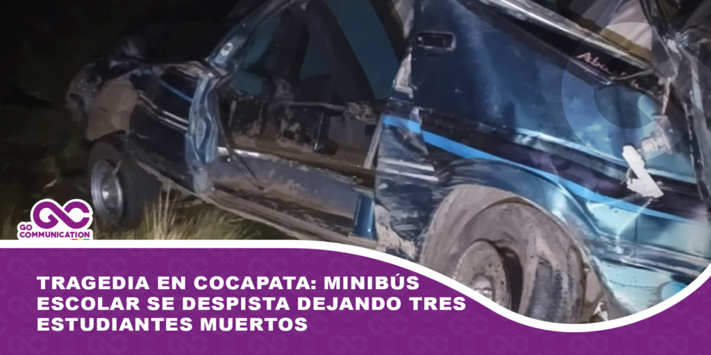 Tragedia en Cocapata: Minibús escolar se despista dejando tres estudiantes muertos