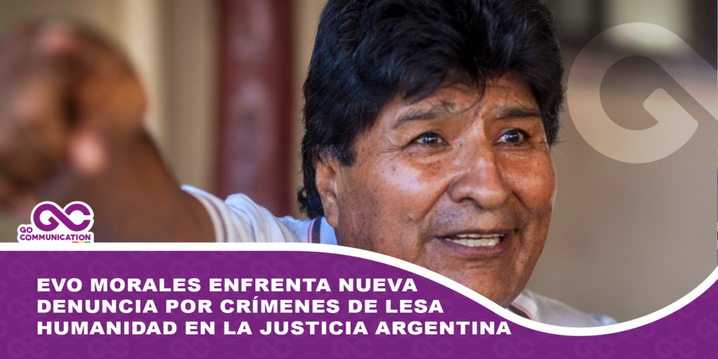 Evo Morales enfrenta nueva denuncia por crímenes de lesa humanidad en la justicia argentina