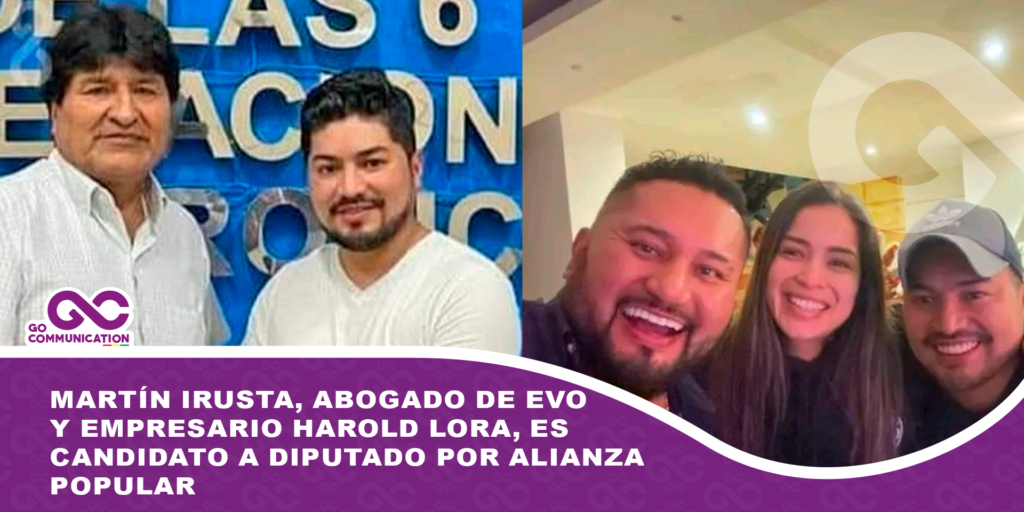 Martín Irusta, abogado de Evo Morales y empresario Harold Lora, es candidato a diputado por Alianza Popular