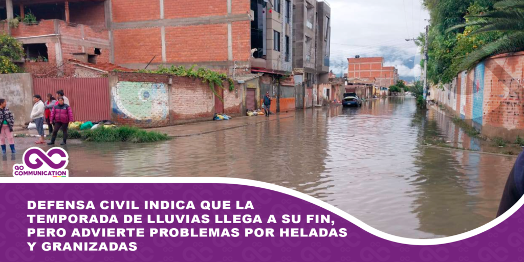 Defensa Civil indica que la temporada de lluvias llega a su fin, pero advierte problemas por heladas y granizadas